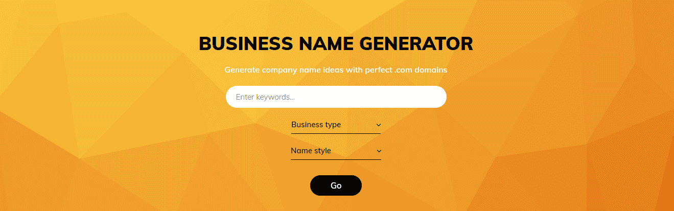 BUSINESS NAME GENERATOR