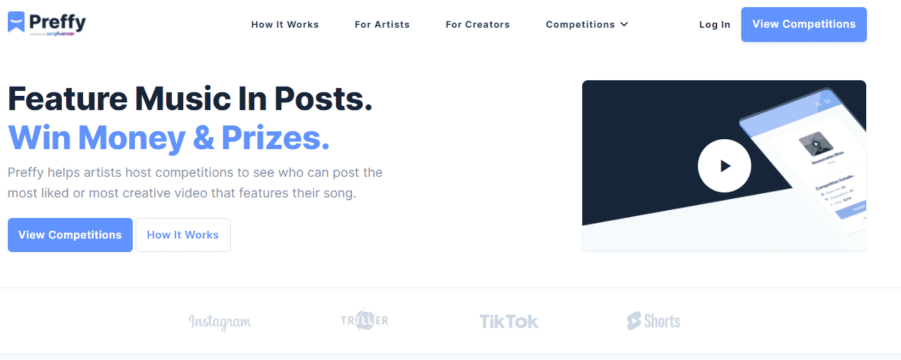 Preffy { Use Tool to Run Competitions on TikTok and Instagram }.