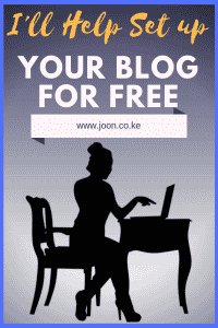 I'll help you set up your blog for free