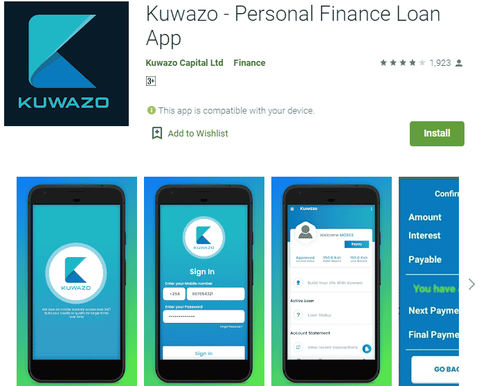 Kuwazo loan _ mobile loan apps in Kenya