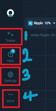 Olymp Trade Sidebar for fixed time trades