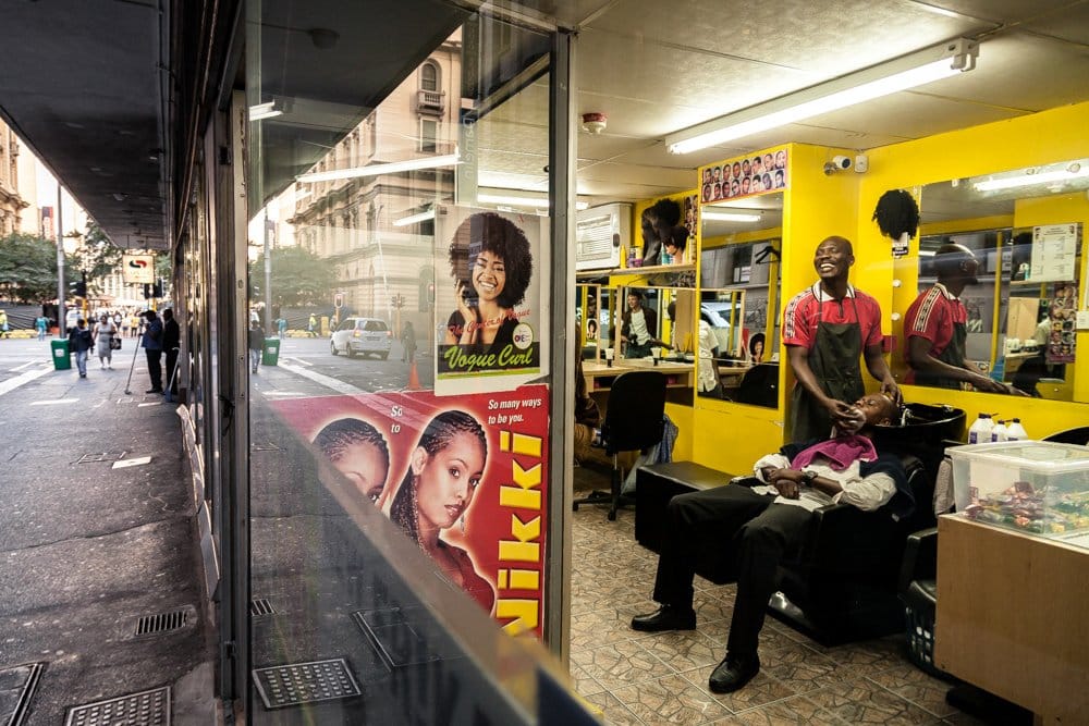 Barbershop business in Kenya