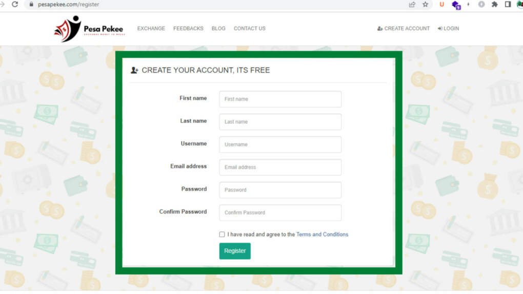 Pesa Pekee Money exchange Service