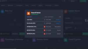 Quotex deposit bonus and promo codes