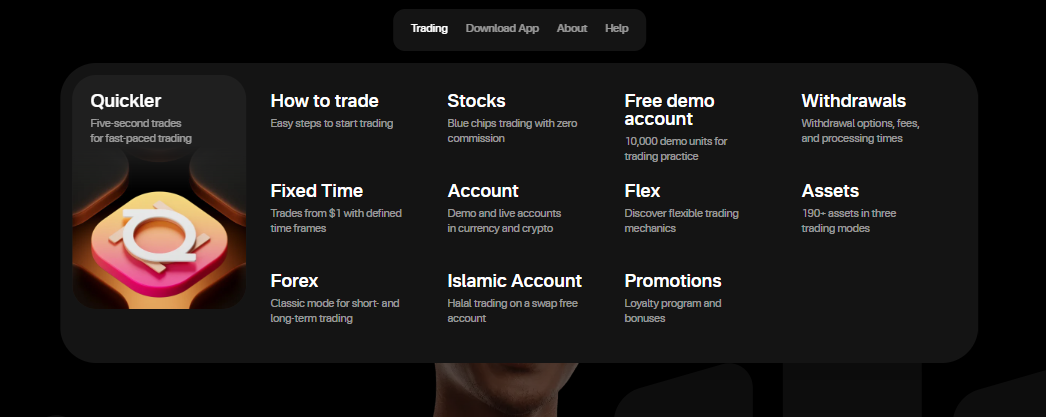 Olymp Trade account types