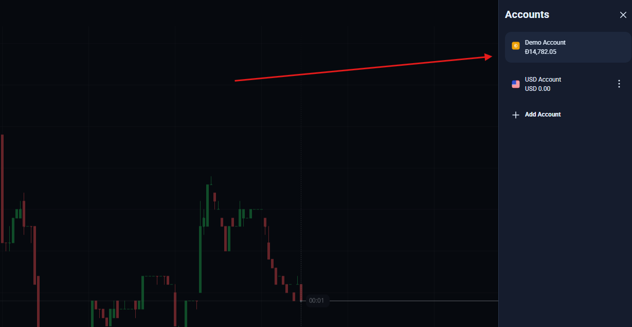 Olymp Trade demo account