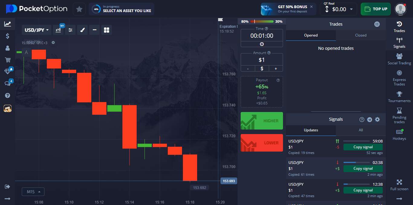Pocket Option Signals FREE