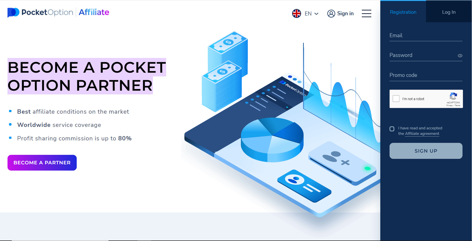 Pocket Option affiliate program