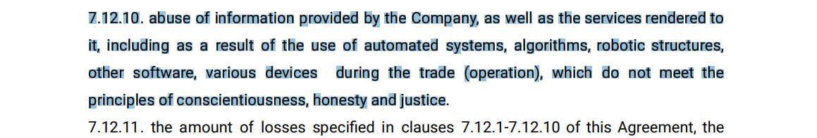 Quotex policy on bot trading