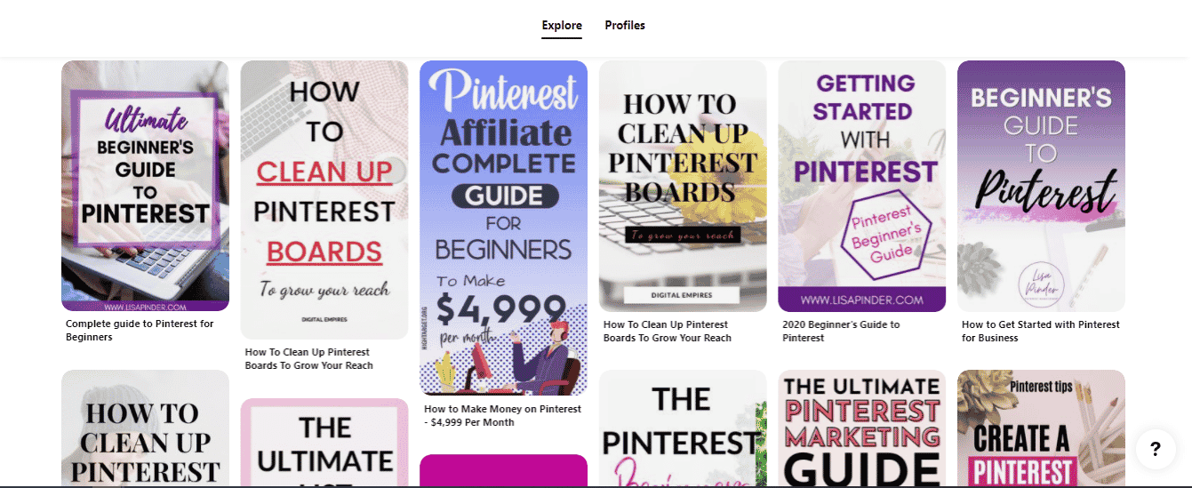 Pinterest guides 
