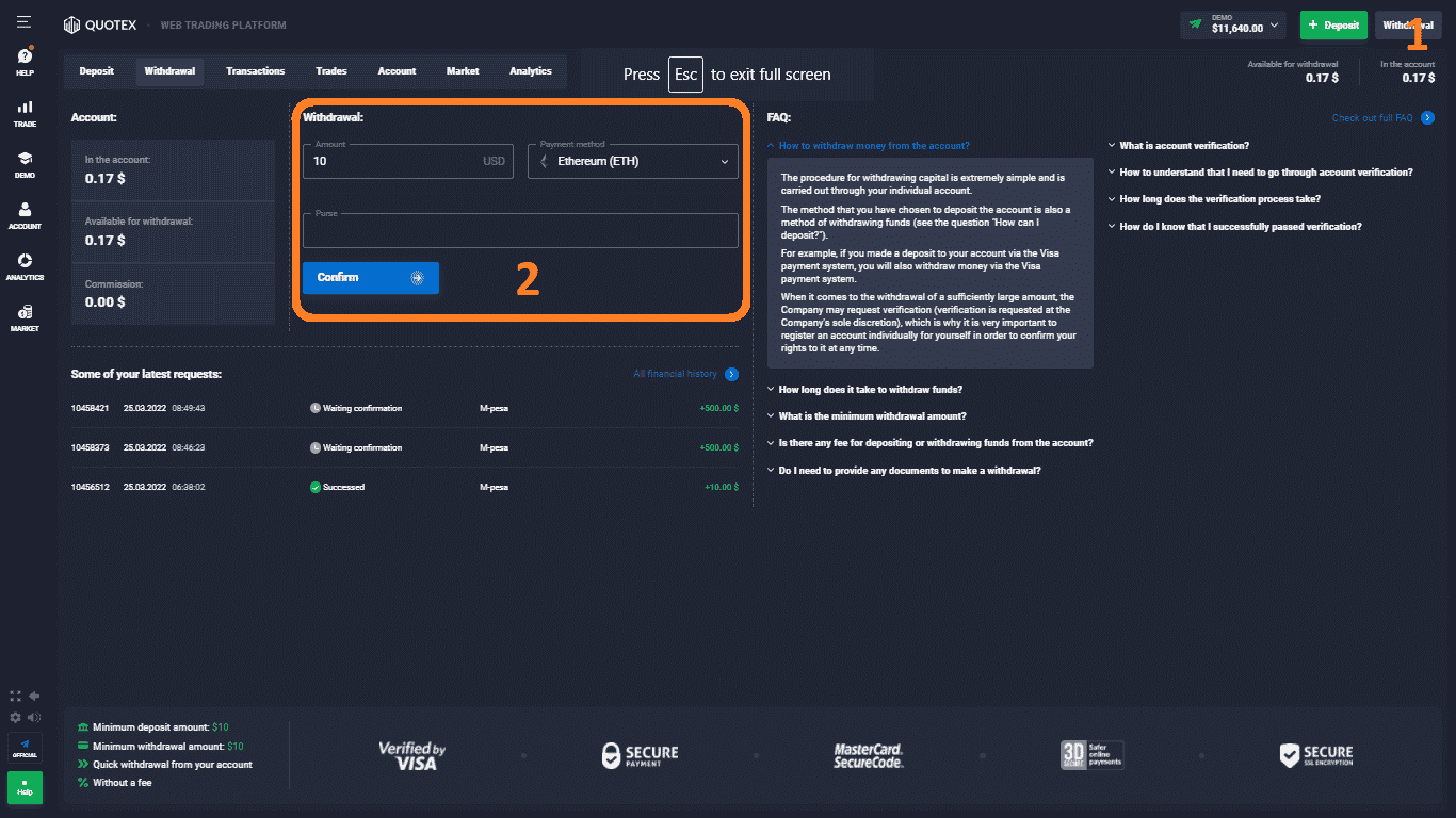 How to Withdraw Your Money From Quotex.
