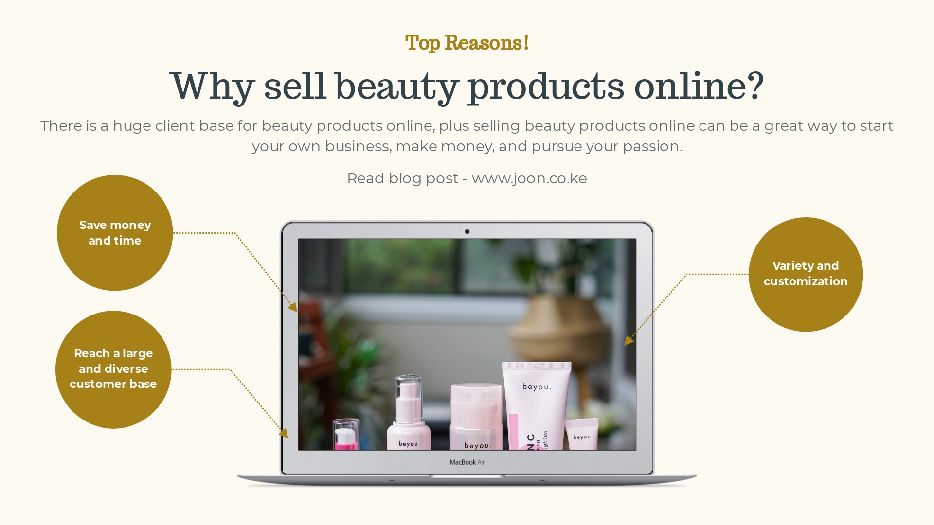 Why sell beauty products online