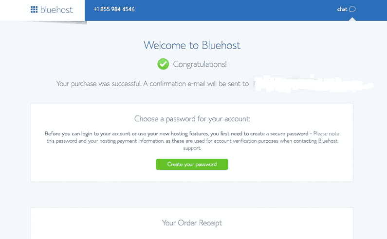 You are now a blogger with bluehost 