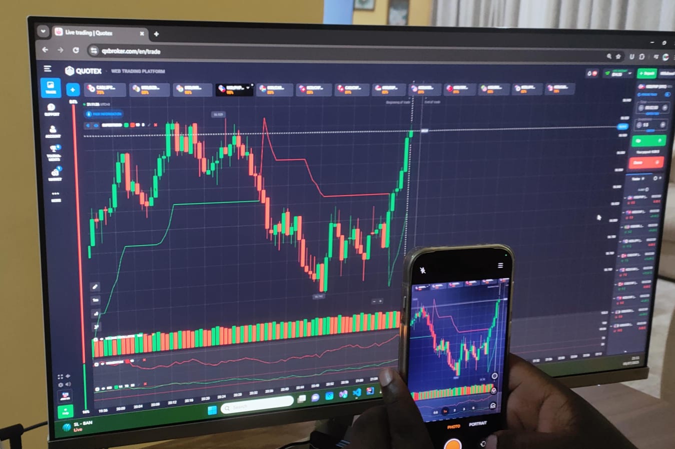How to use the analyzer to trade in Quotex